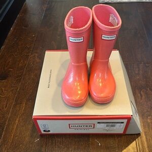 Sparkly Pink Hunter Starcloud Boots